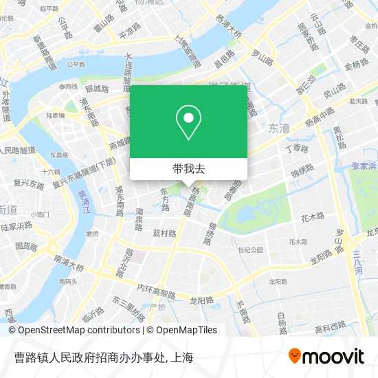 曹路镇人民政府招商办办事处地图