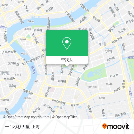一百杉杉大厦地图