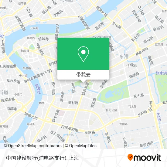 中国建设银行(浦电路支行)地图