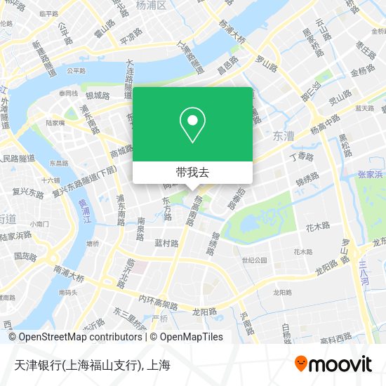 天津银行(上海福山支行)地图