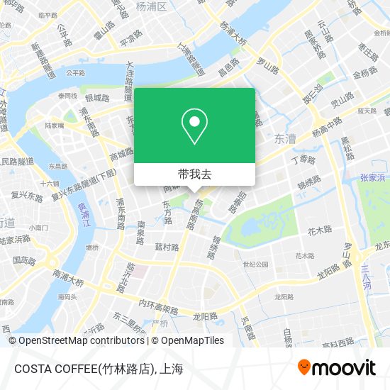 COSTA COFFEE(竹林路店)地图