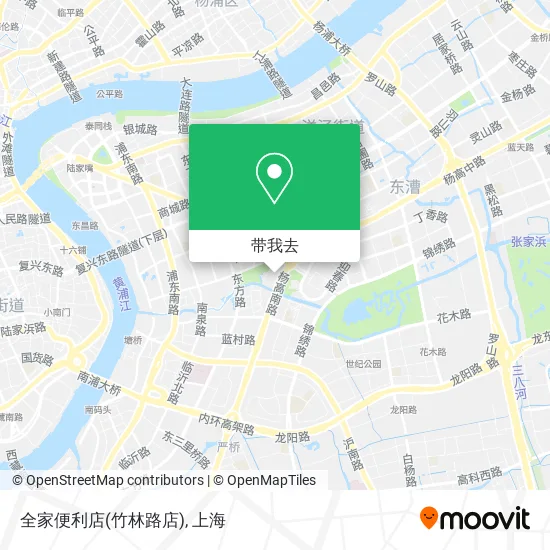 全家便利店(竹林路店)地图