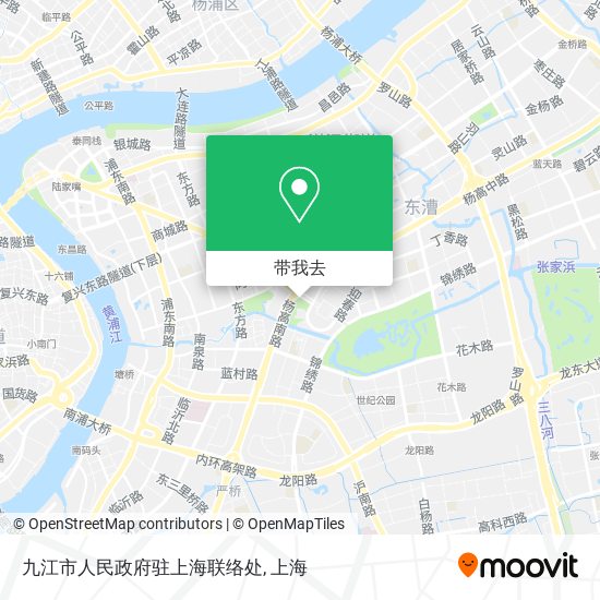 九江市人民政府驻上海联络处地图