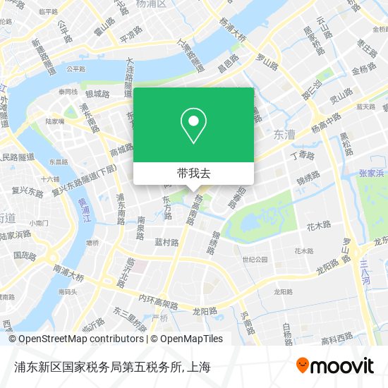浦东新区国家税务局第五税务所地图