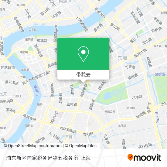 浦东新区国家税务局第五税务所地图