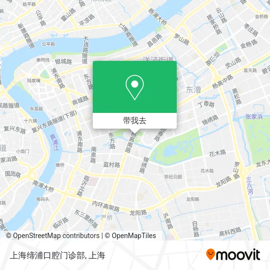 上海缔浦口腔门诊部地图