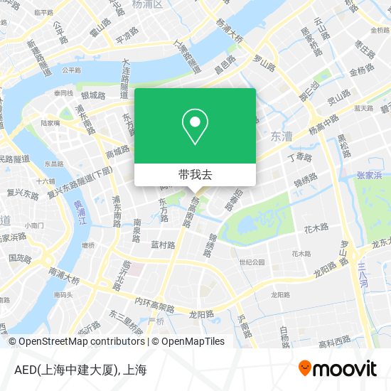 AED(上海中建大厦)地图