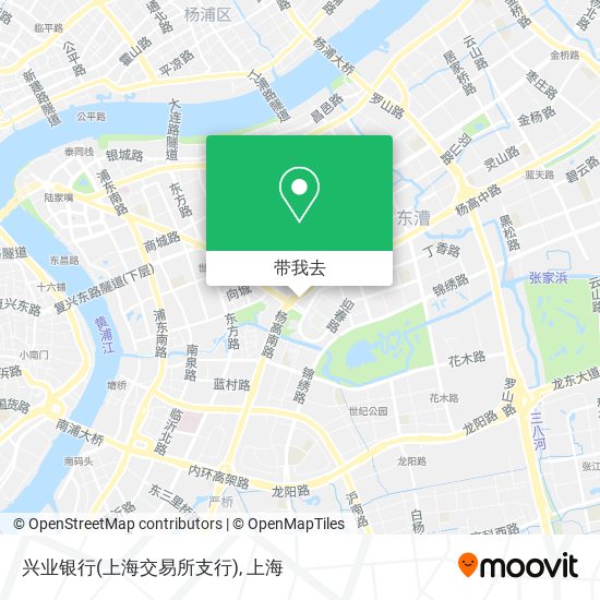 兴业银行(上海交易所支行)地图