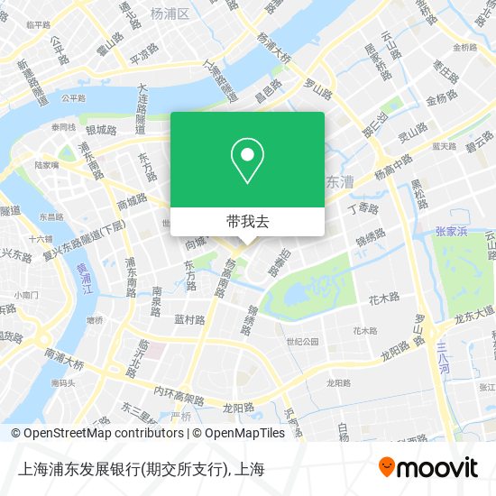 上海浦东发展银行(期交所支行)地图
