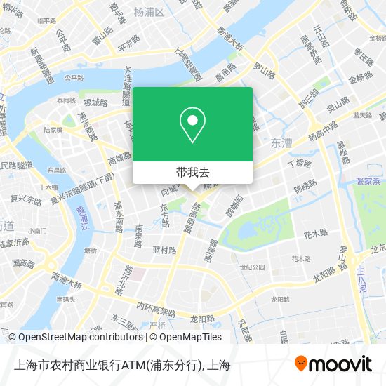 上海市农村商业银行ATM(浦东分行)地图