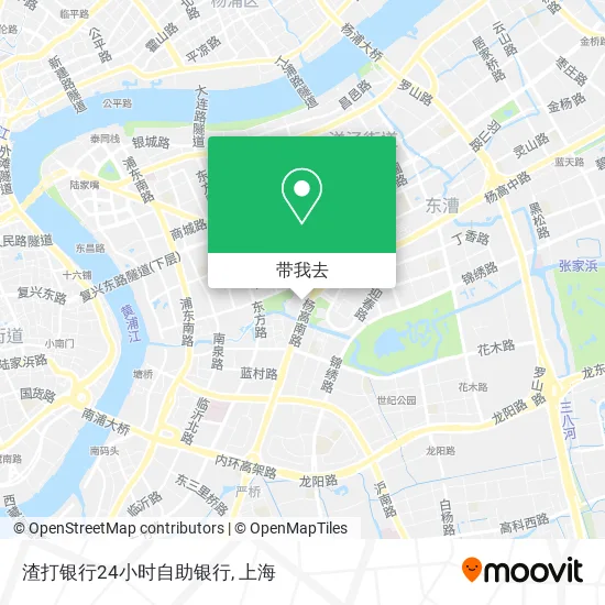 渣打银行24小时自助银行地图