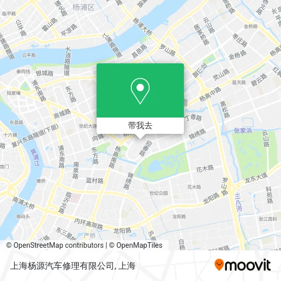 上海杨源汽车修理有限公司地图