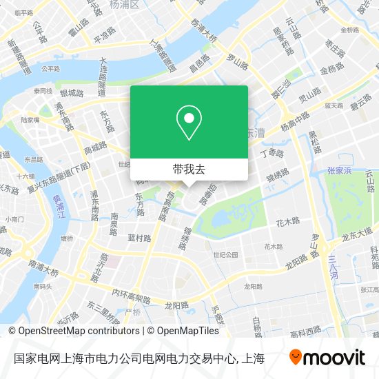 国家电网上海市电力公司电网电力交易中心地图