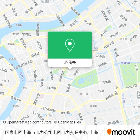 国家电网上海市电力公司电网电力交易中心地图