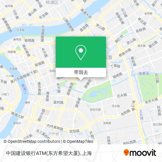 中国建设银行ATM(东方希望大厦)地图
