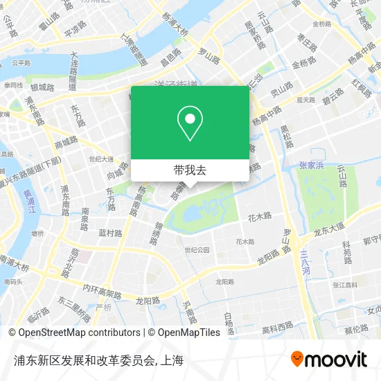 浦东新区发展和改革委员会地图