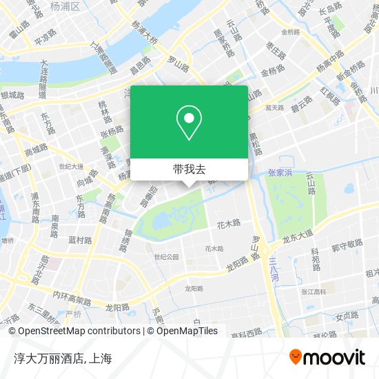 淳大万丽酒店地图