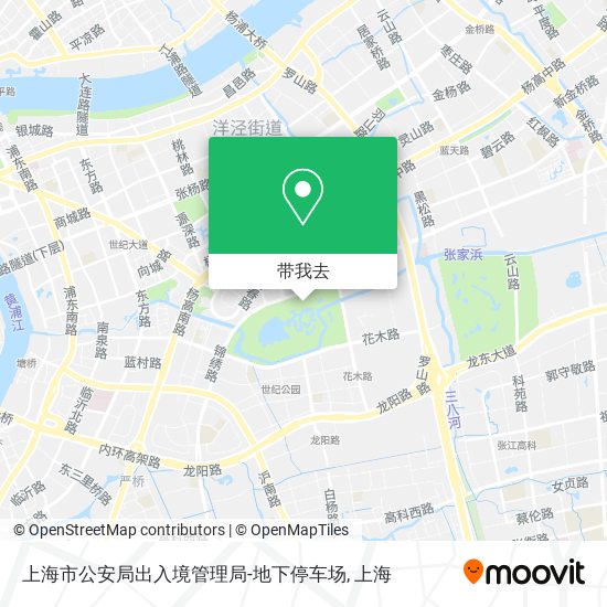 上海市公安局出入境管理局-地下停车场地图