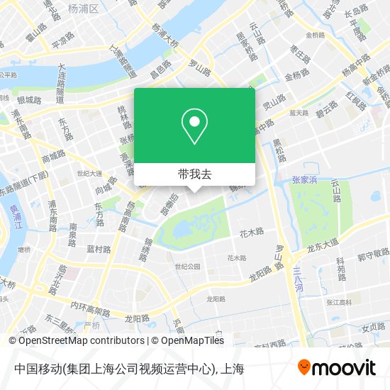 中国移动(集团上海公司视频运营中心)地图