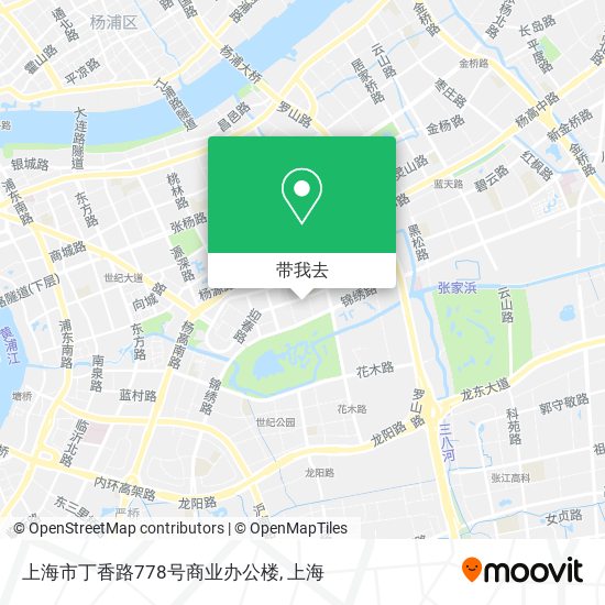 上海市丁香路778号商业办公楼地图