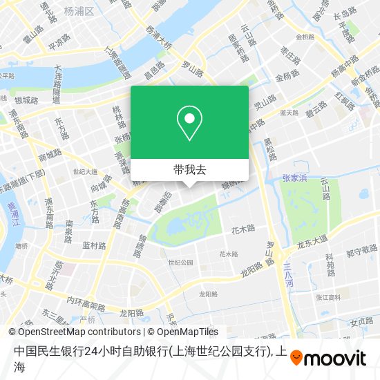 中国民生银行24小时自助银行(上海世纪公园支行)地图