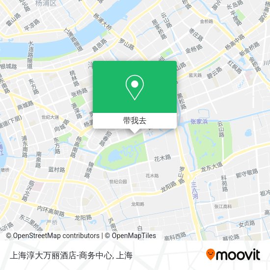 上海淳大万丽酒店-商务中心地图