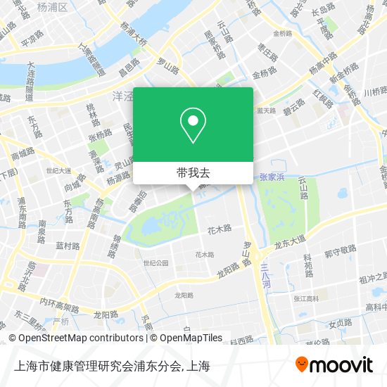 上海市健康管理研究会浦东分会地图