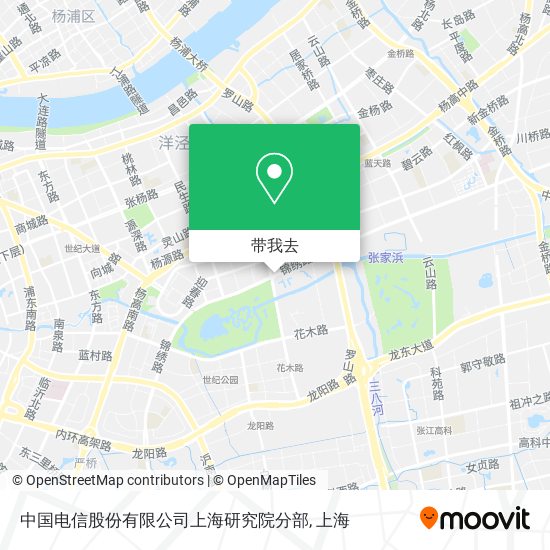 中国电信股份有限公司上海研究院分部地图