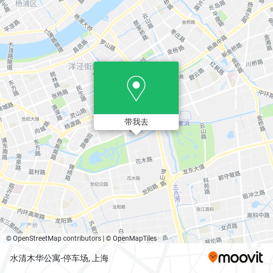 水清木华公寓-停车场地图