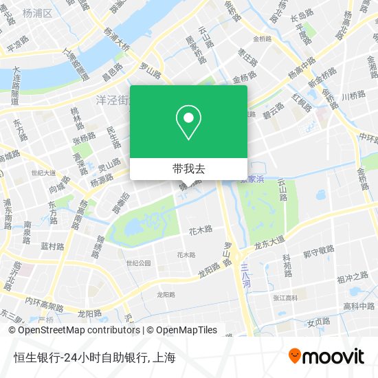 恒生银行-24小时自助银行地图