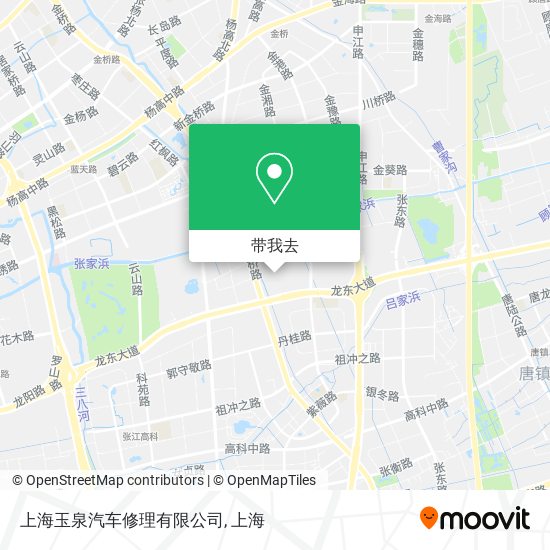 上海玉泉汽车修理有限公司地图