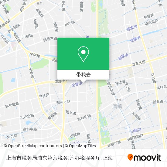上海市税务局浦东第六税务所-办税服务厅地图