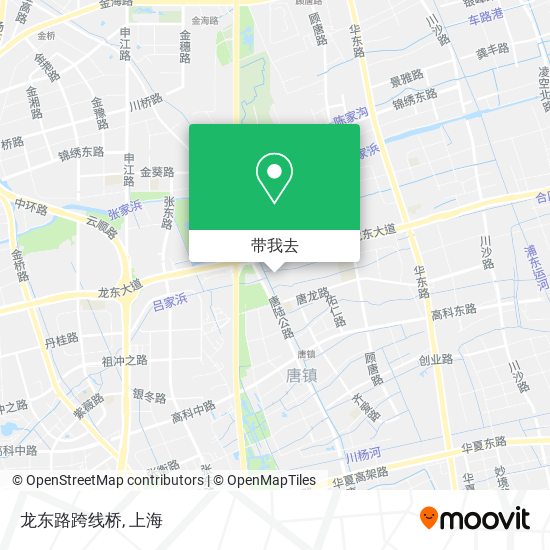 龙东路跨线桥地图