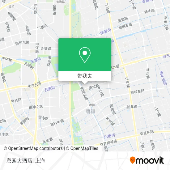 唐园大酒店地图