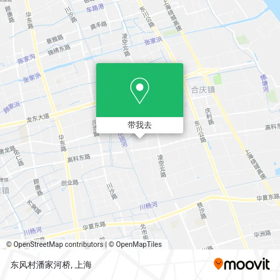 东风村潘家河桥地图