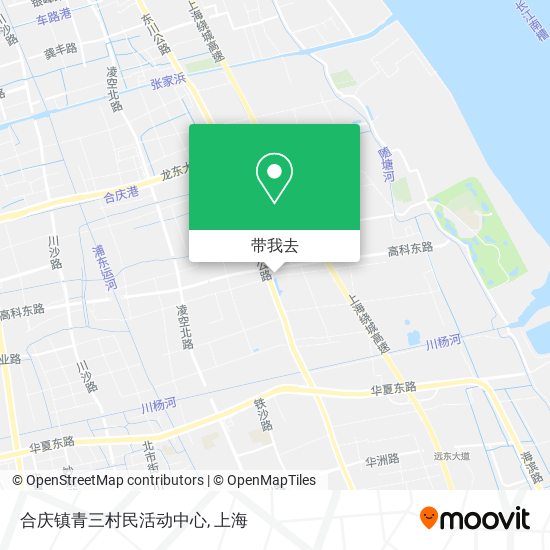 合庆镇青三村民活动中心地图