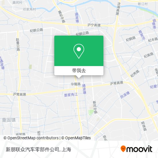 新朋联众汽车零部件公司地图