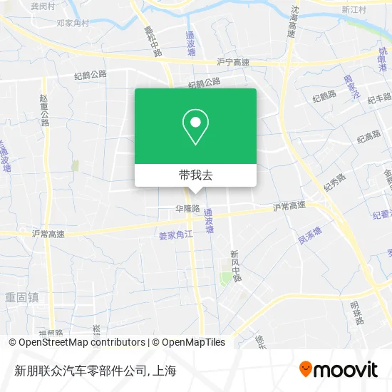 新朋联众汽车零部件公司地图