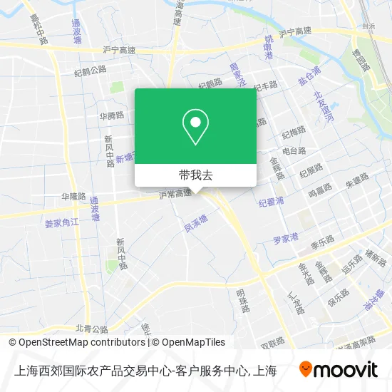 上海西郊国际农产品交易中心-客户服务中心地图