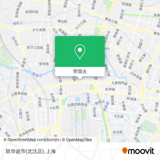 联华超市(北沈店)地图