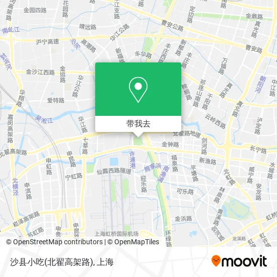 沙县小吃(北翟高架路)地图