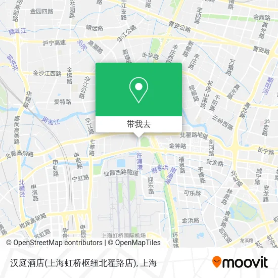 汉庭酒店(上海虹桥枢纽北翟路店)地图