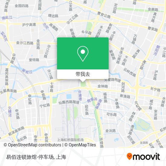 易佰连锁旅馆-停车场地图