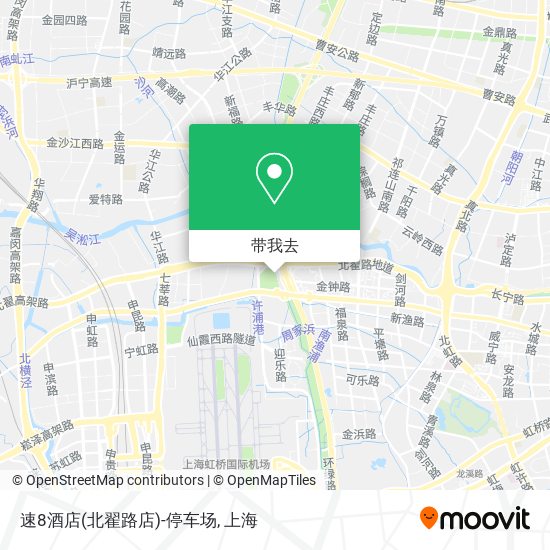 速8酒店(北翟路店)-停车场地图