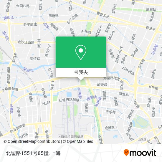 北翟路1551号85幢地图