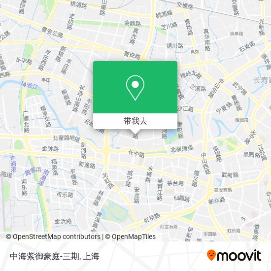 中海紫御豪庭-三期地图