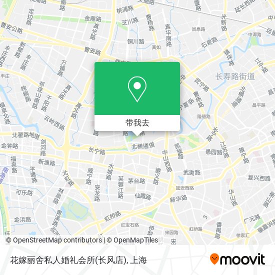 花嫁丽舍私人婚礼会所(长风店)地图