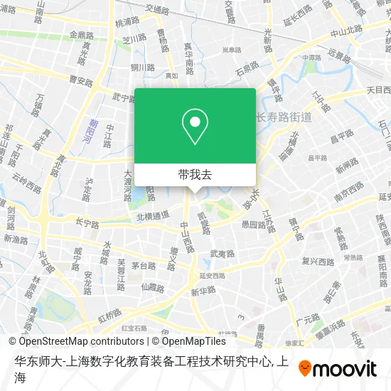 华东师大-上海数字化教育装备工程技术研究中心地图