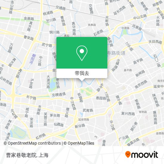 曹家巷敬老院地图