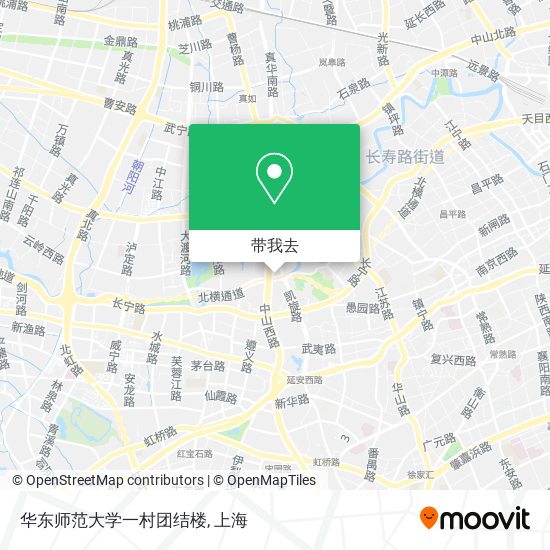 华东师范大学一村团结楼地图